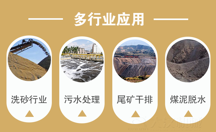 礦用直線振動(dòng)篩適用行業(yè)：洗砂行業(yè)，污水處理，尾礦干排，煤泥脫水。